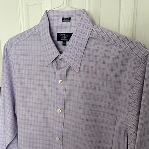 J. Crew Purple Checkered Dress Shirt